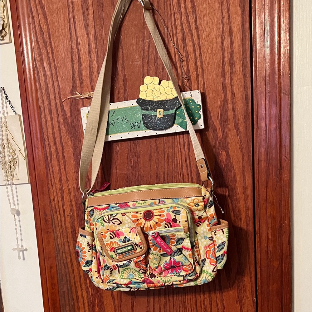 Lily Bloom Colorful Floral Crossbody Bag